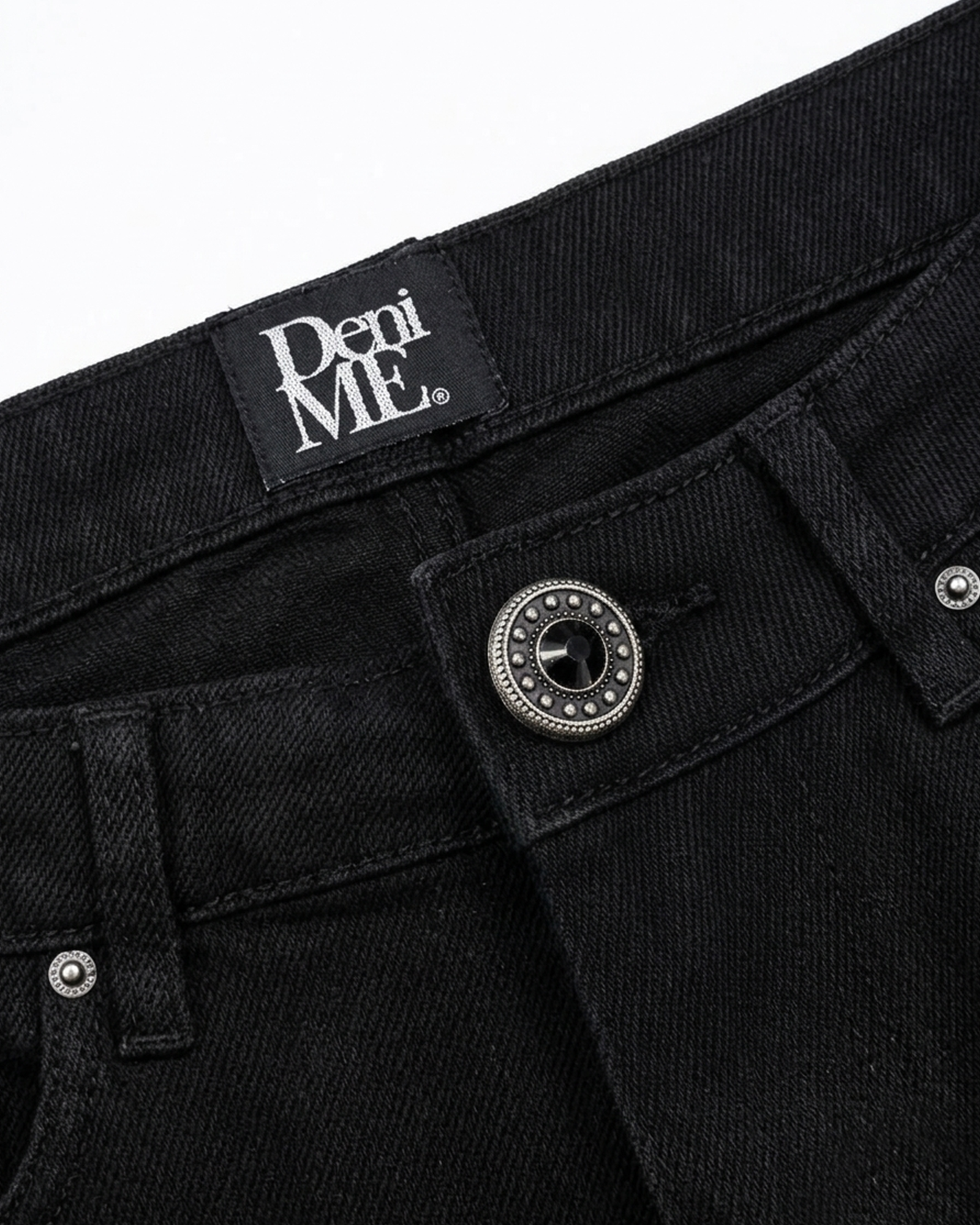 LUCIA - LOOSE DENIM - MID RISE - BAGGY FIT BLACK