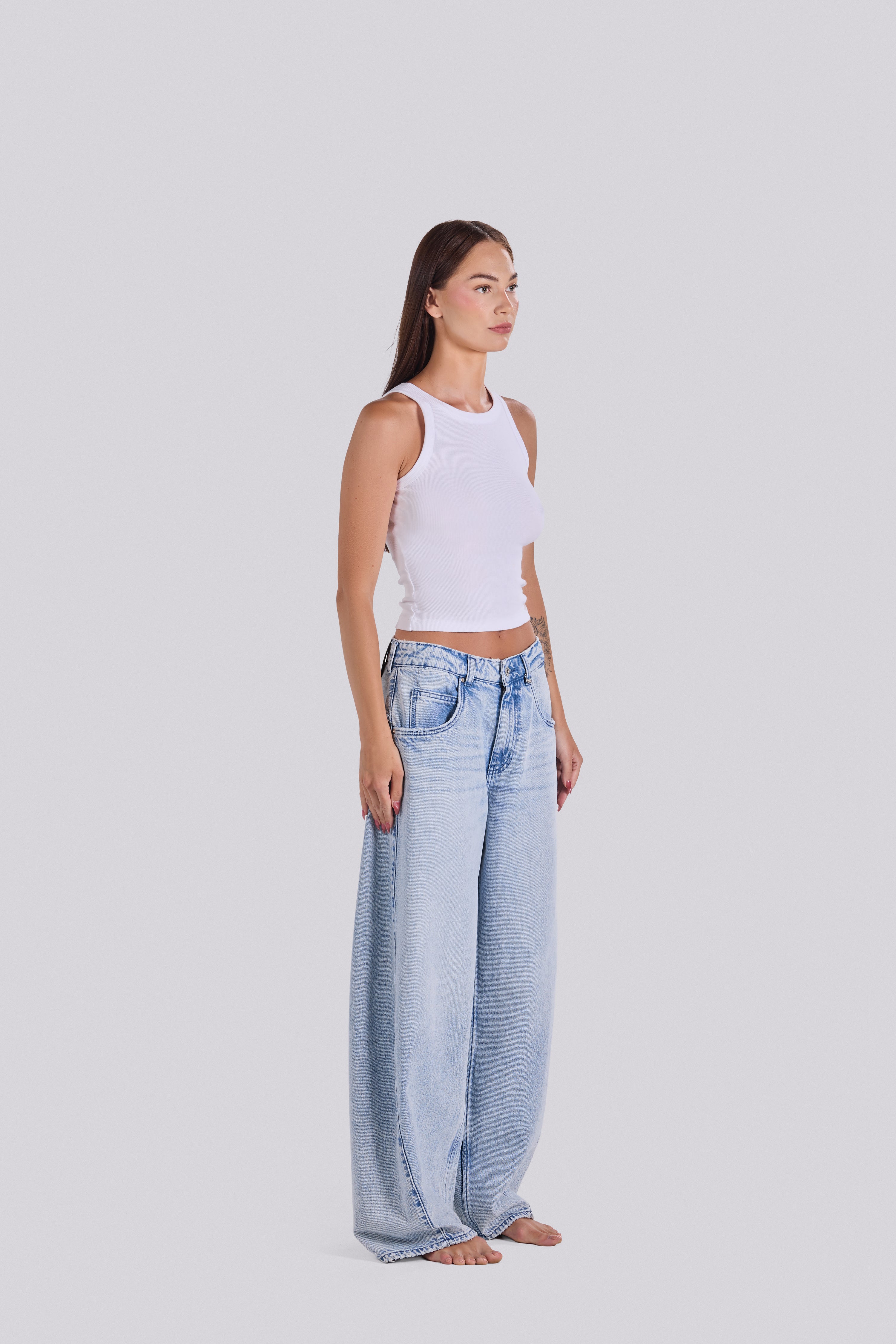 LORA DENIM  PANTS D4