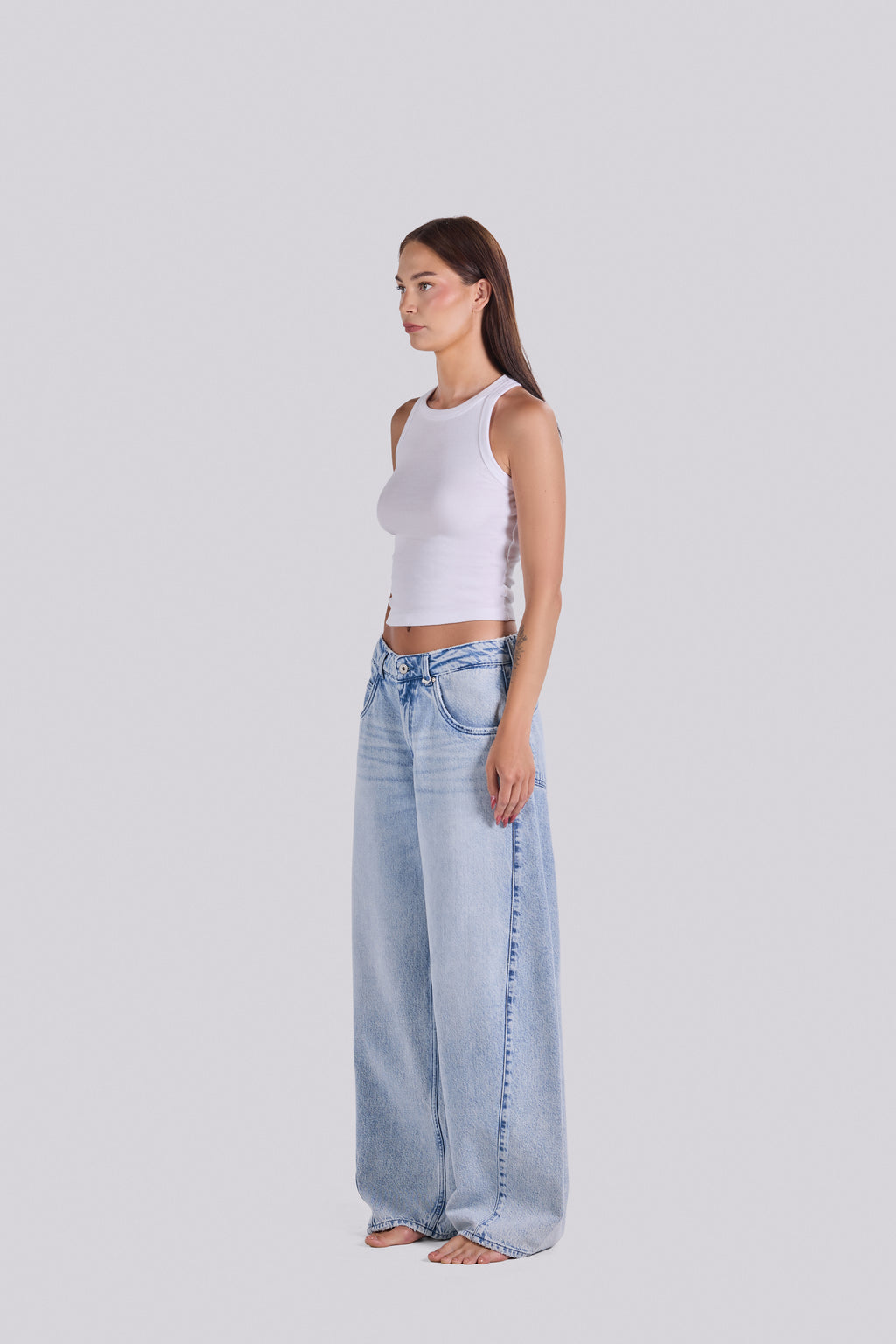 LORA DENIM  PANTS D4