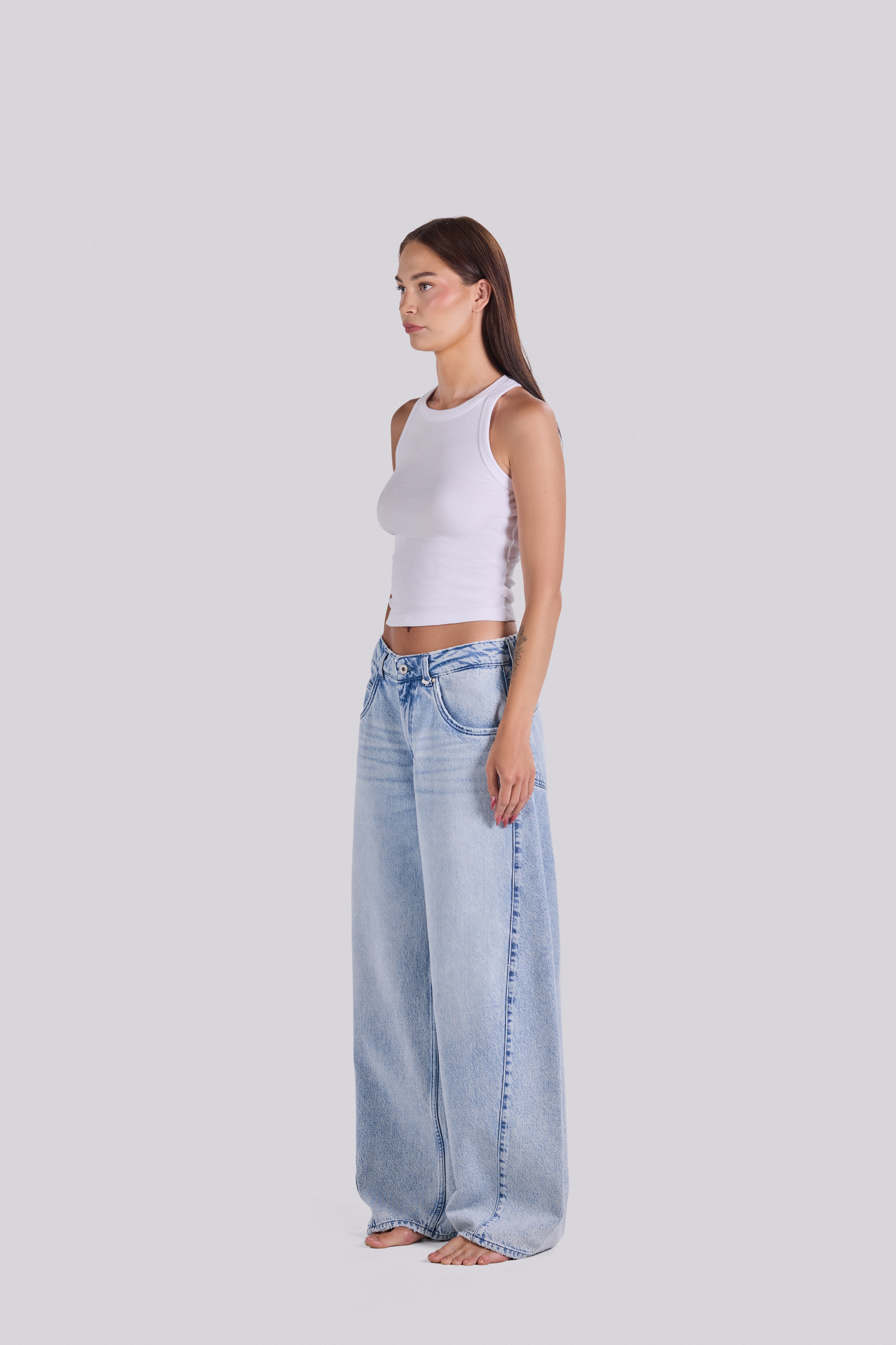LORA DENIM  PANTS D4