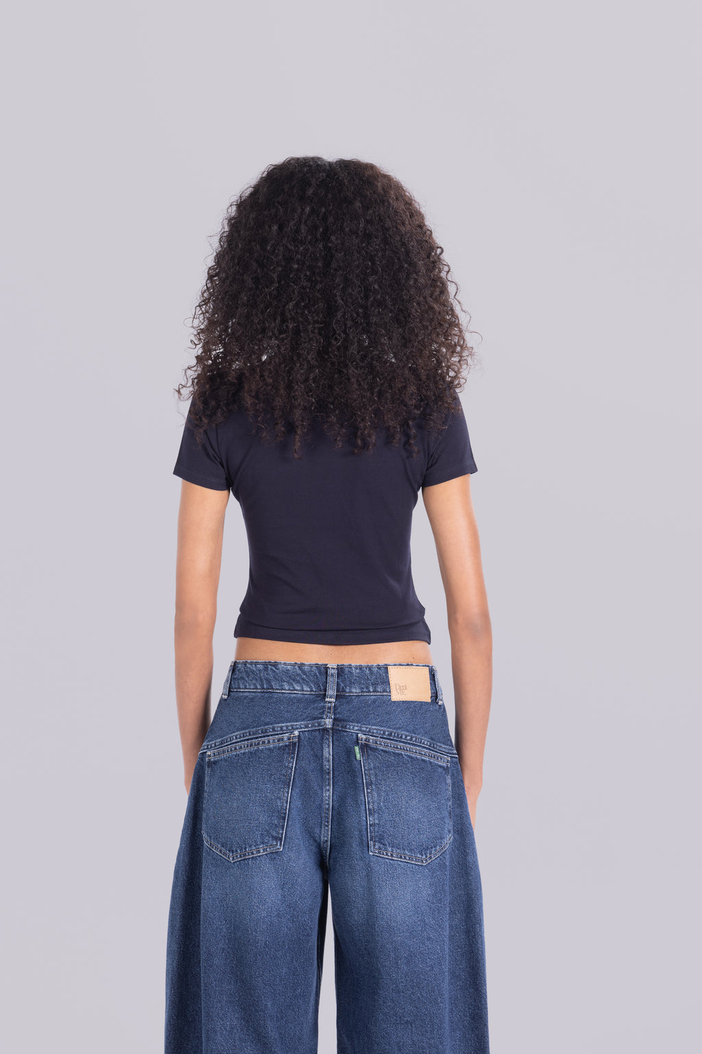 SHORT SLEEVE ROUND NECK T-SHIRT NAVY