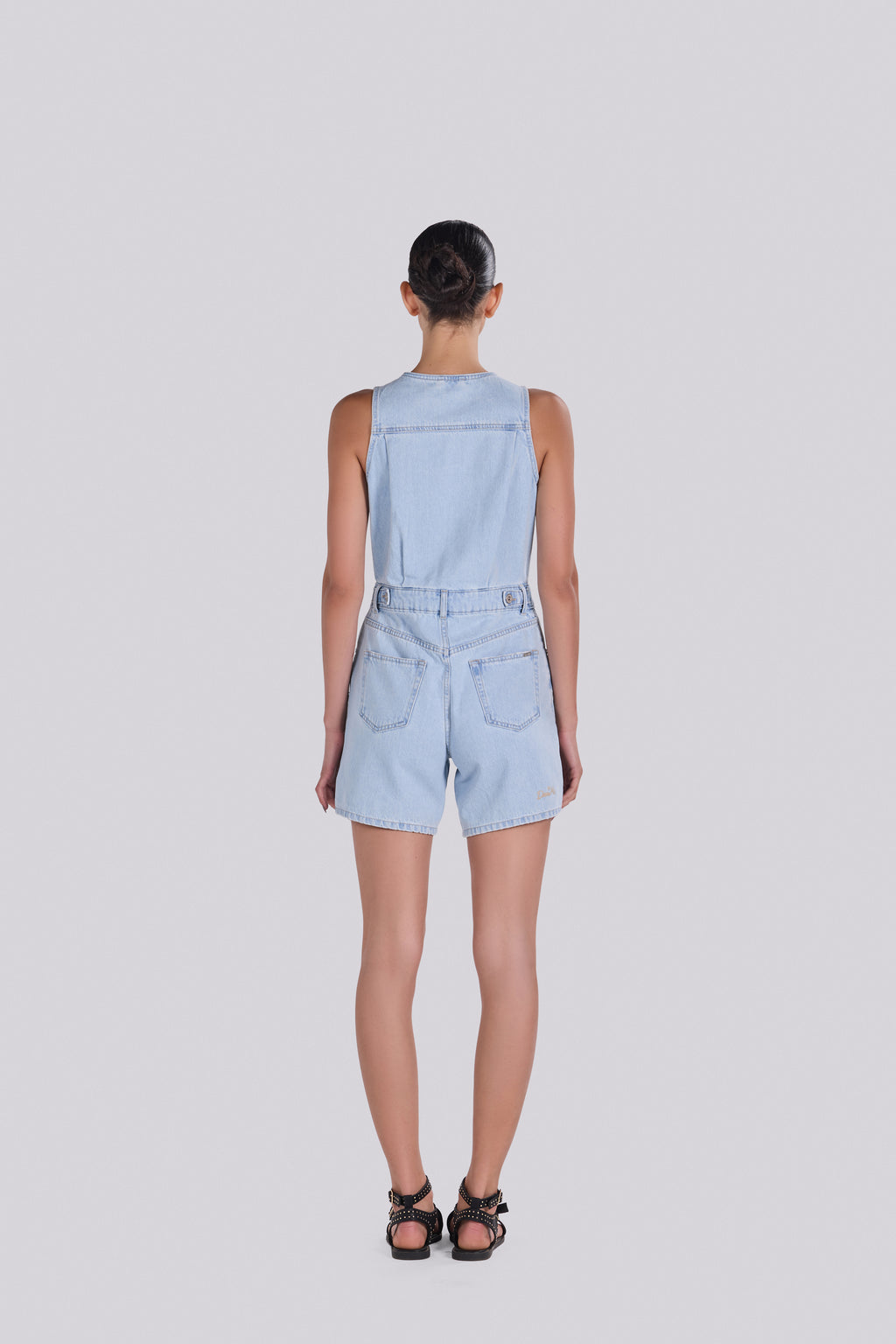 BARI DENIM ROMPER D3