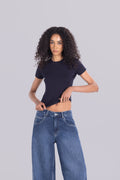 SHORT SLEEVE ROUND NECK T-SHIRT NAVY