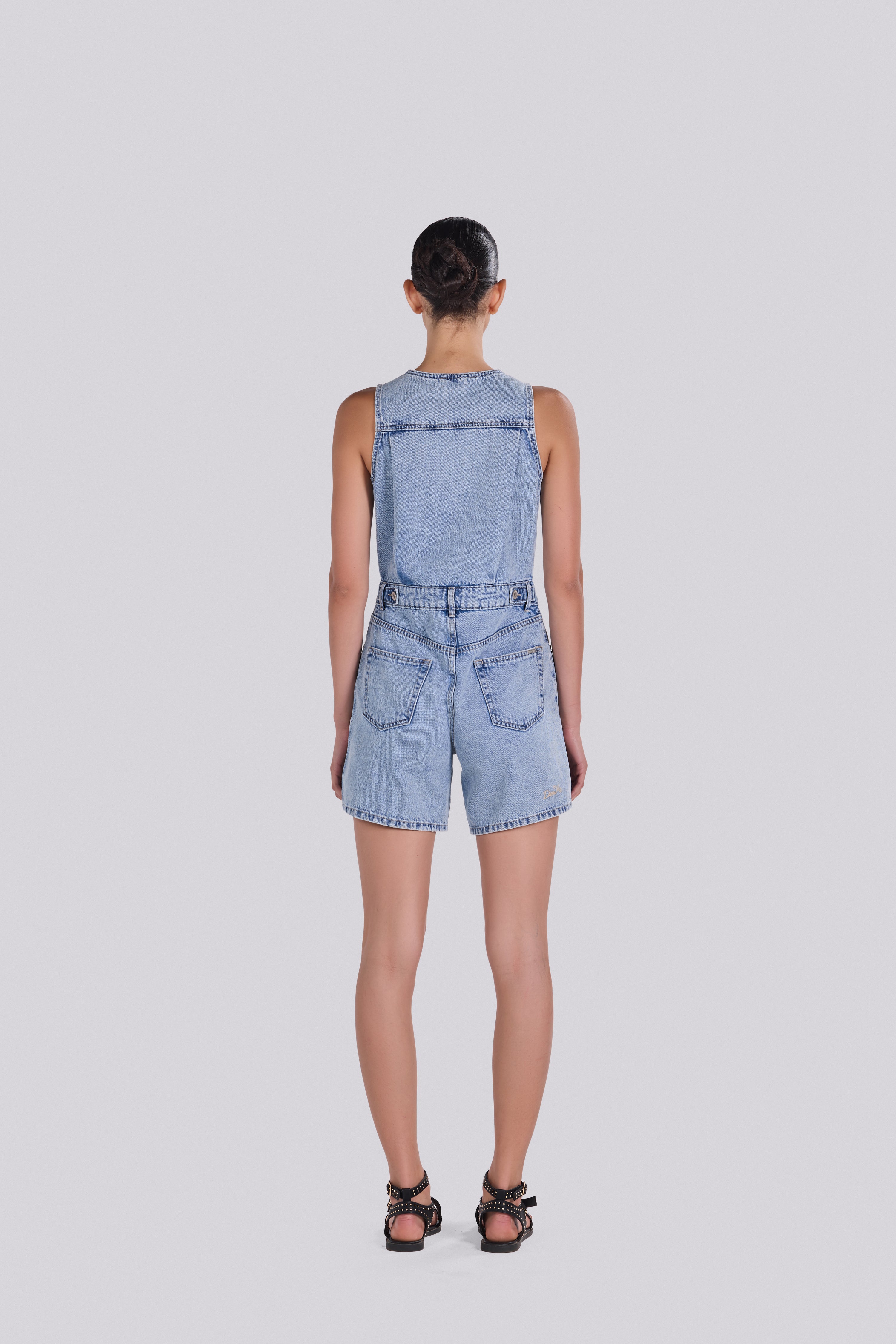 BARI DENIM ROMPER D2