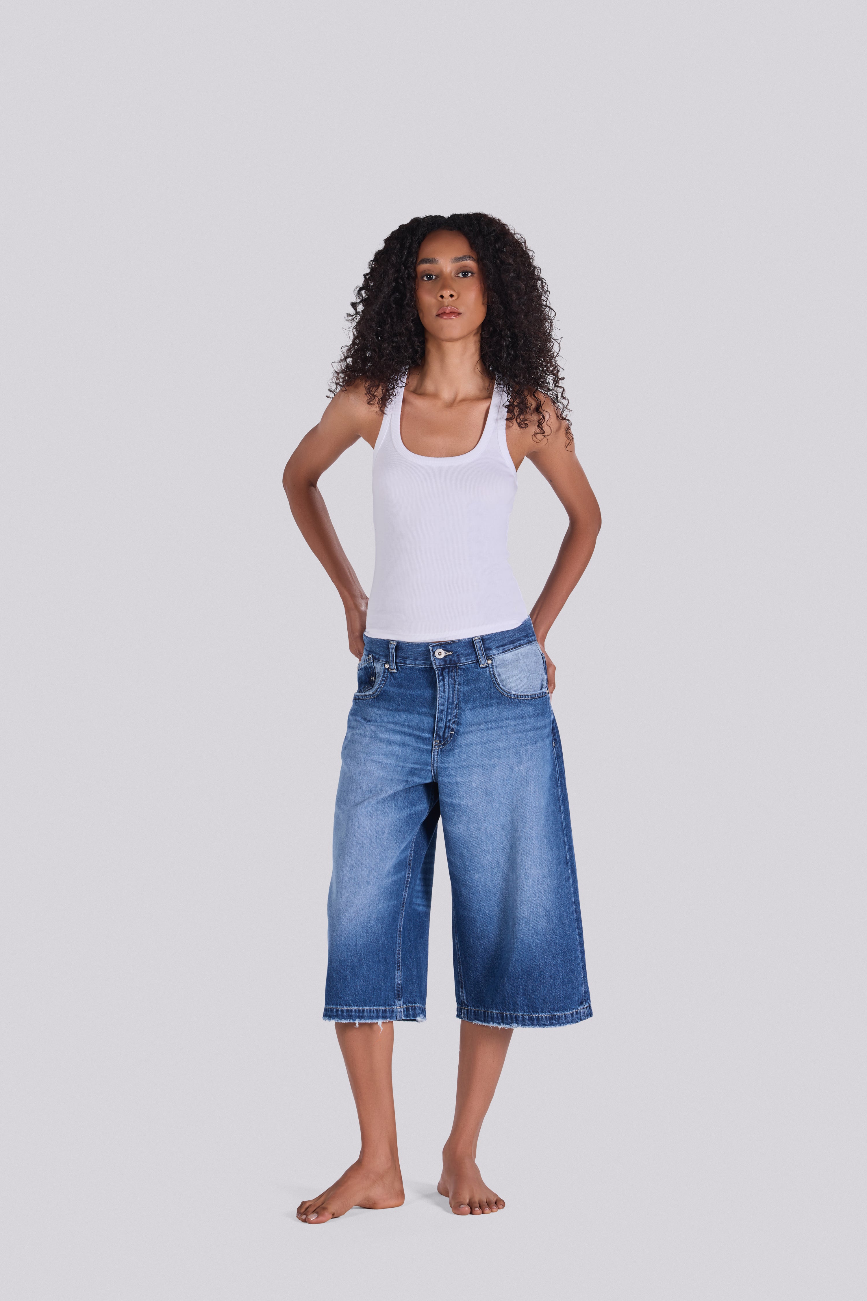 ANN DENIM JORTS D2