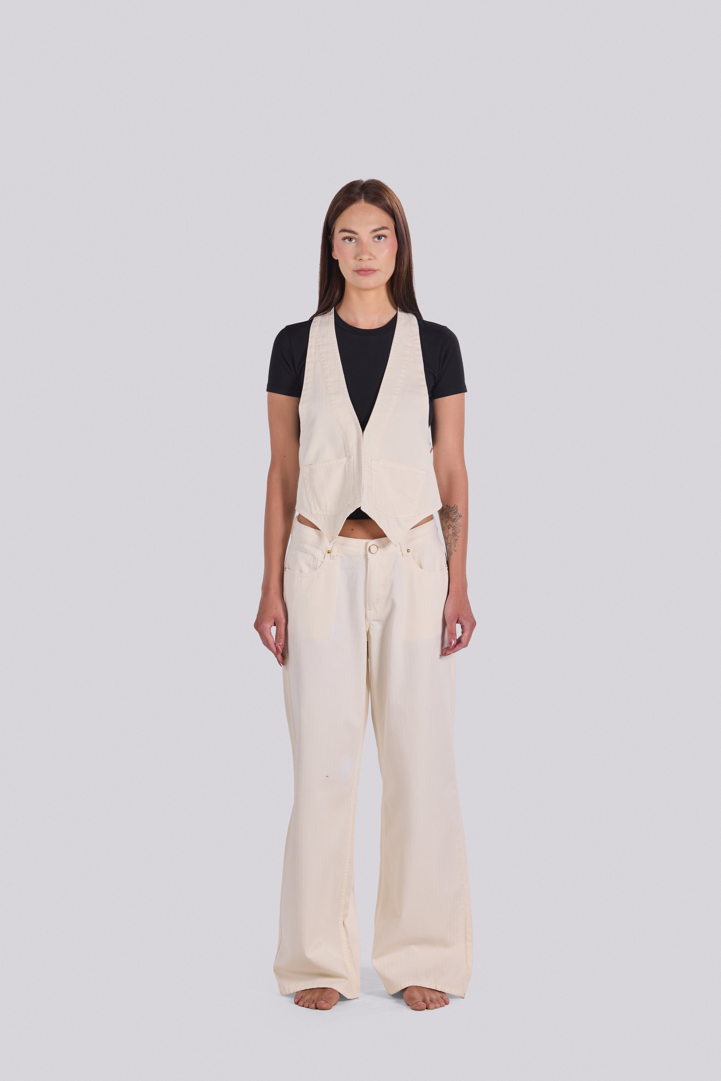 FIONA VEST&PANTS SET OFF-WHITE