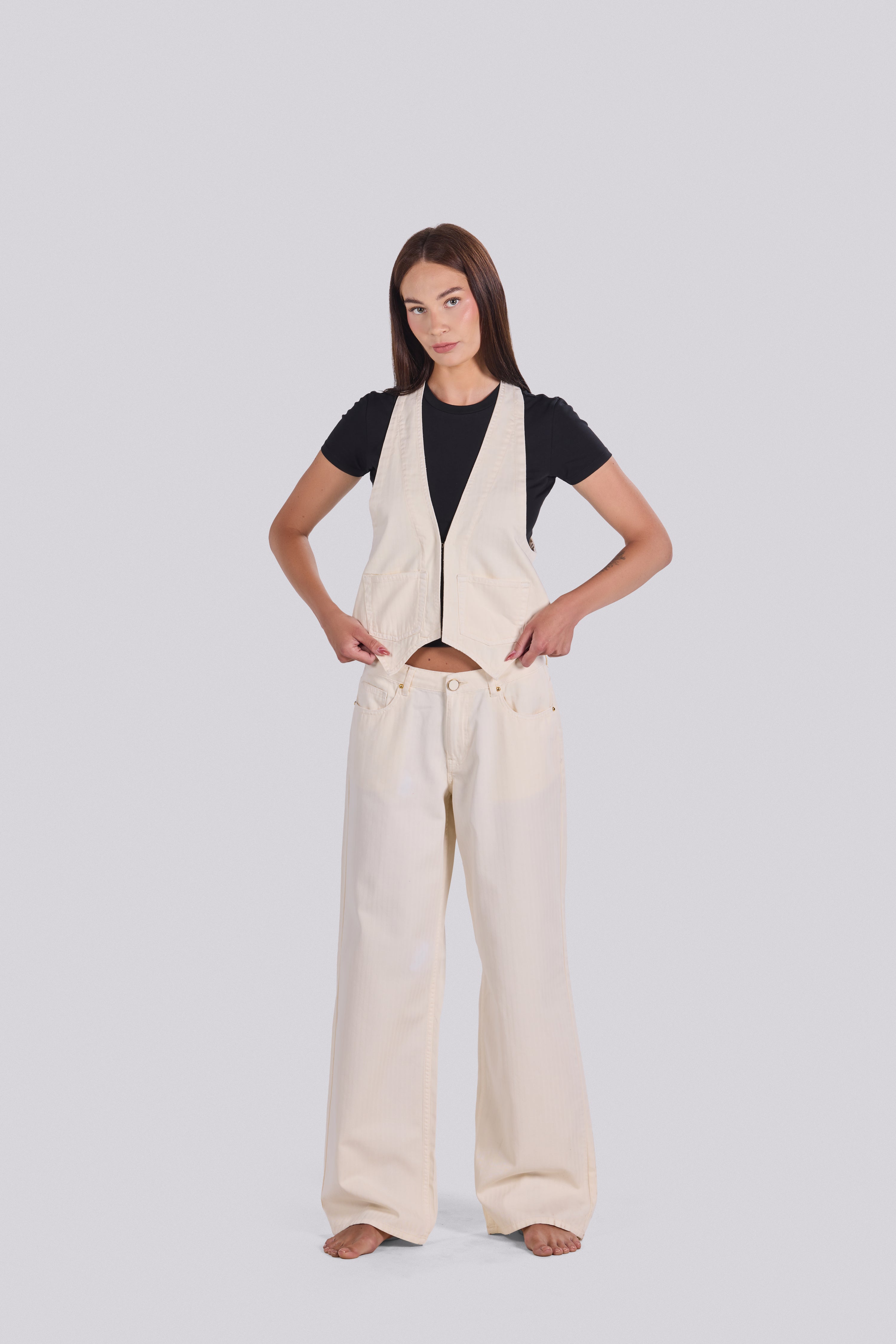 FIONA VEST&PANTS SET OFF-WHITE