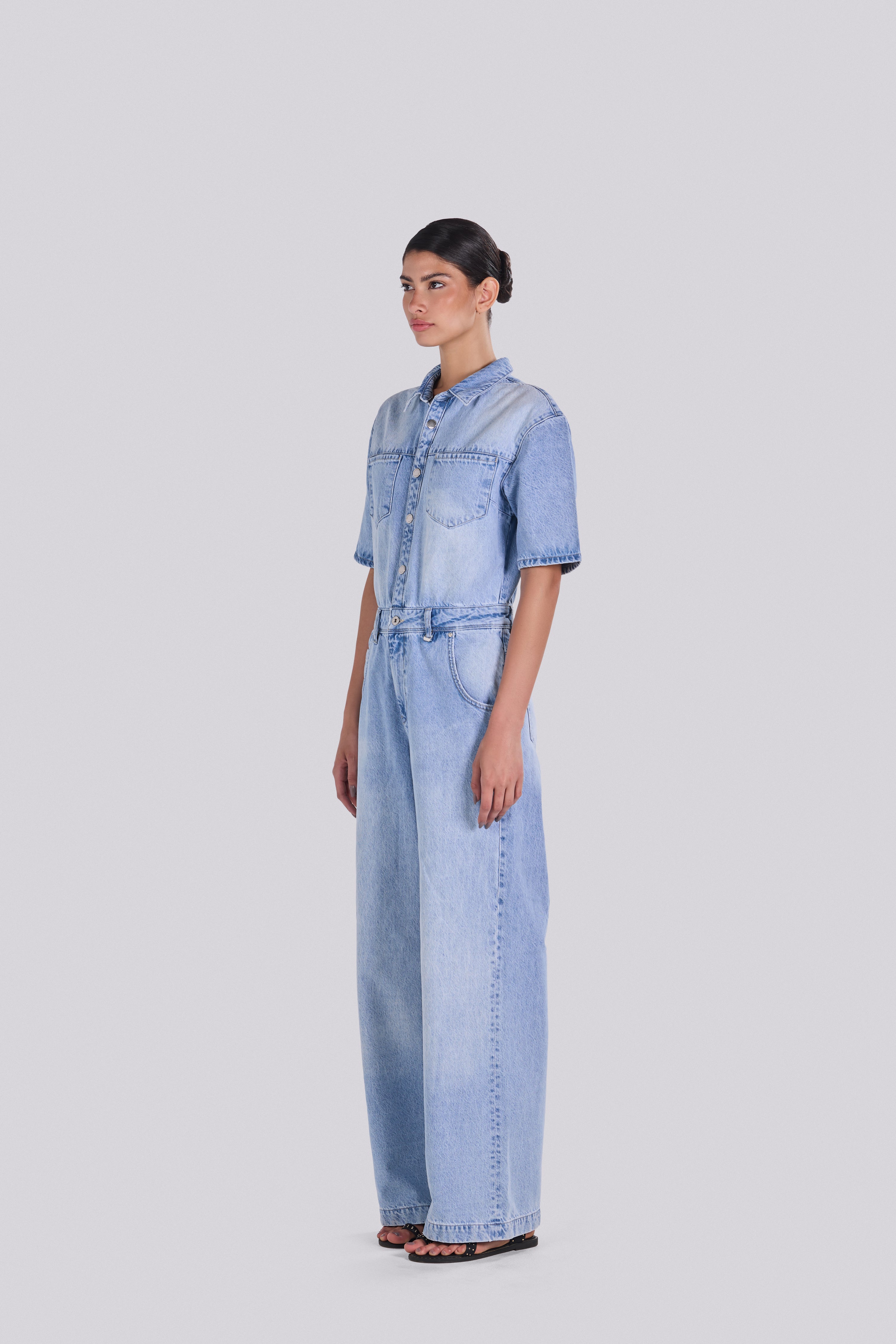 ROMA DENIM JUMPSUIT D3