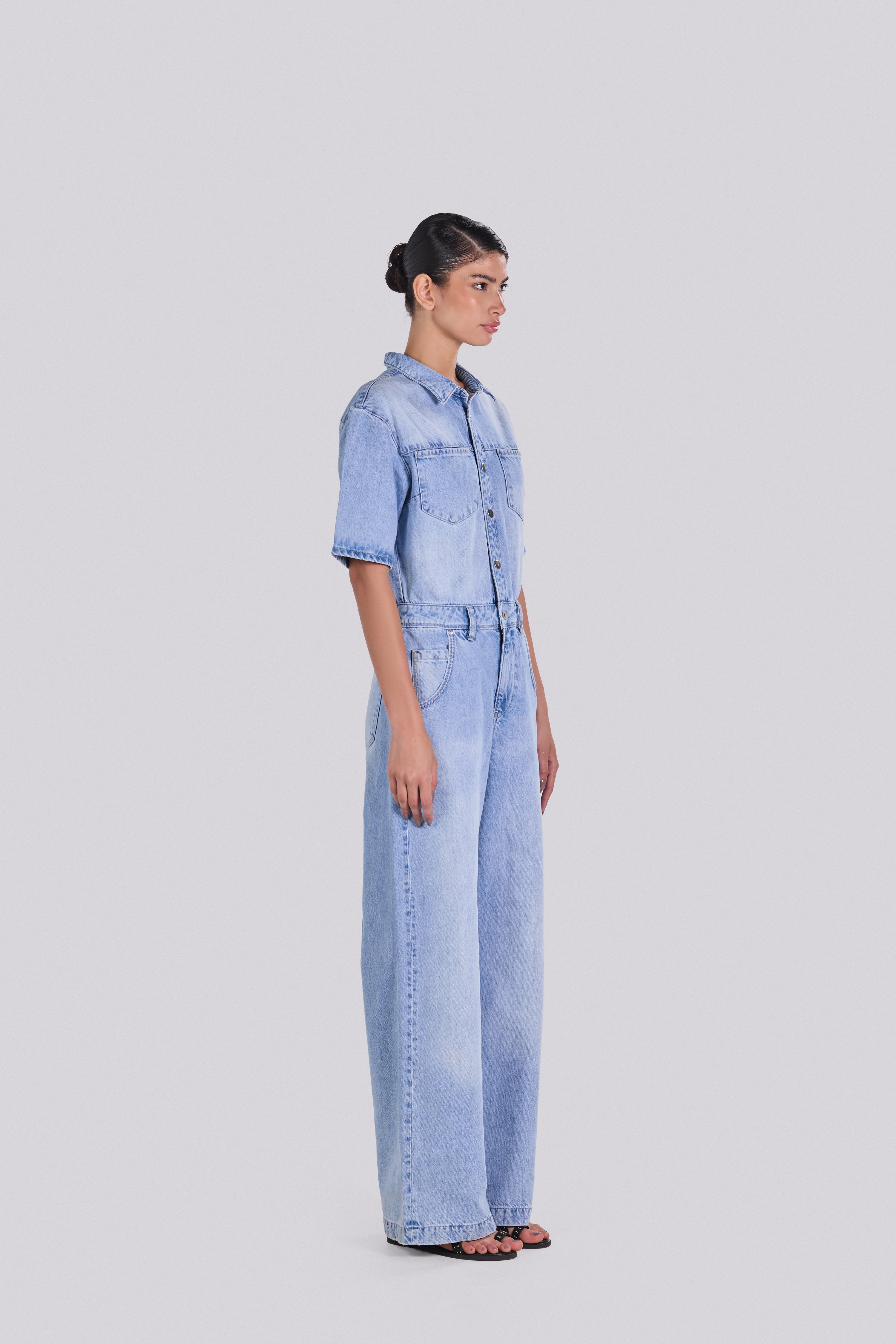 ROMA DENIM JUMPSUIT D3