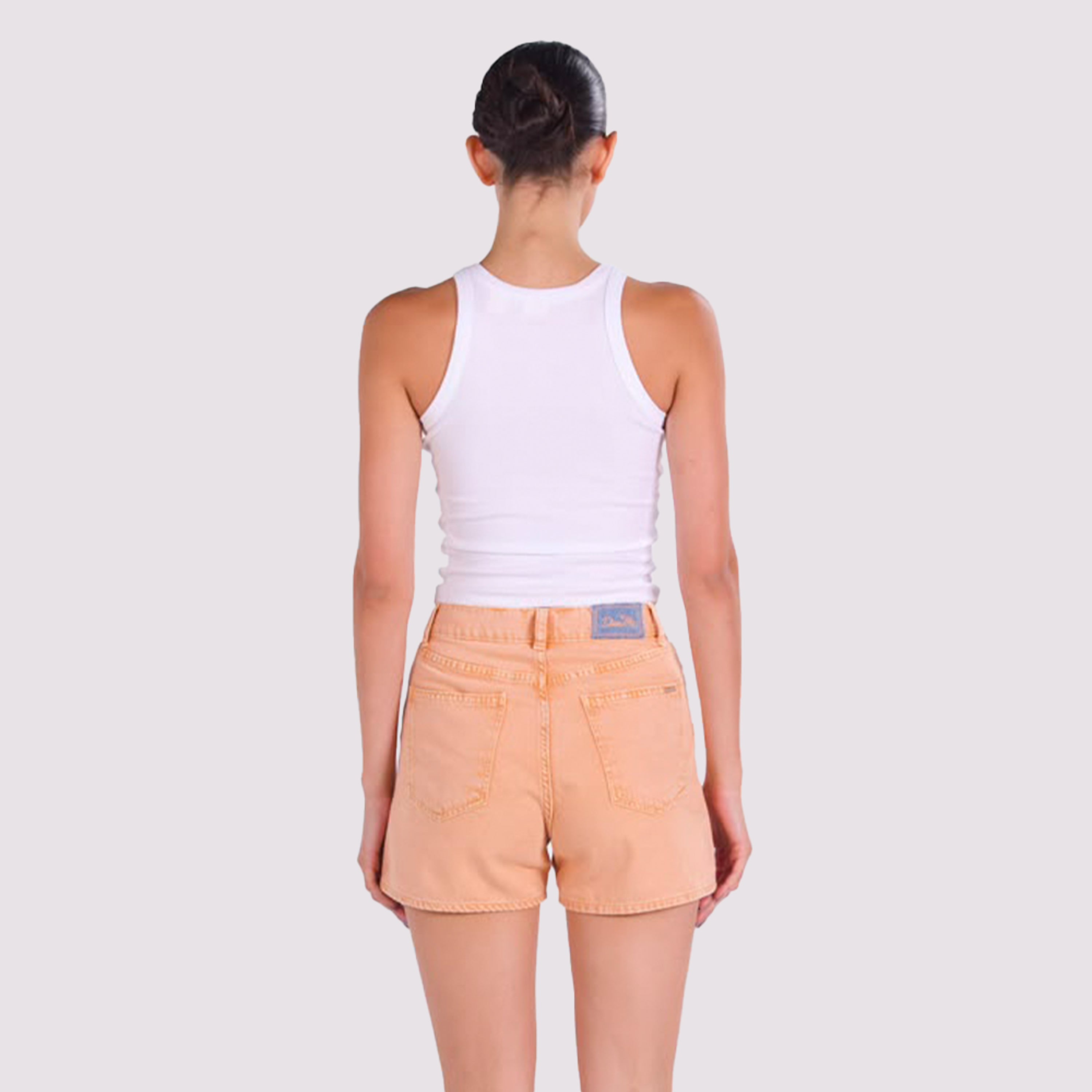 ROUND NECK TANK TOP White
